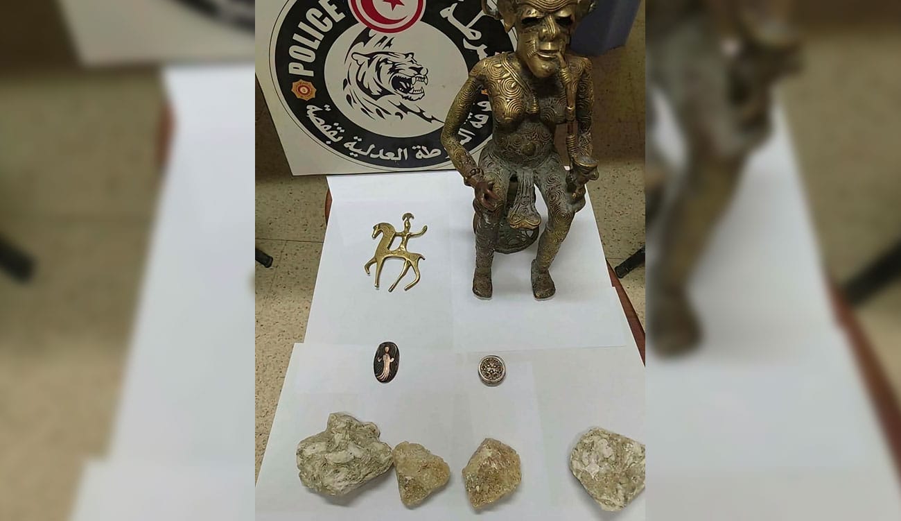 Tunisie : des pièces archéologiques découvertes dans une exploitation agricole à Gafsa