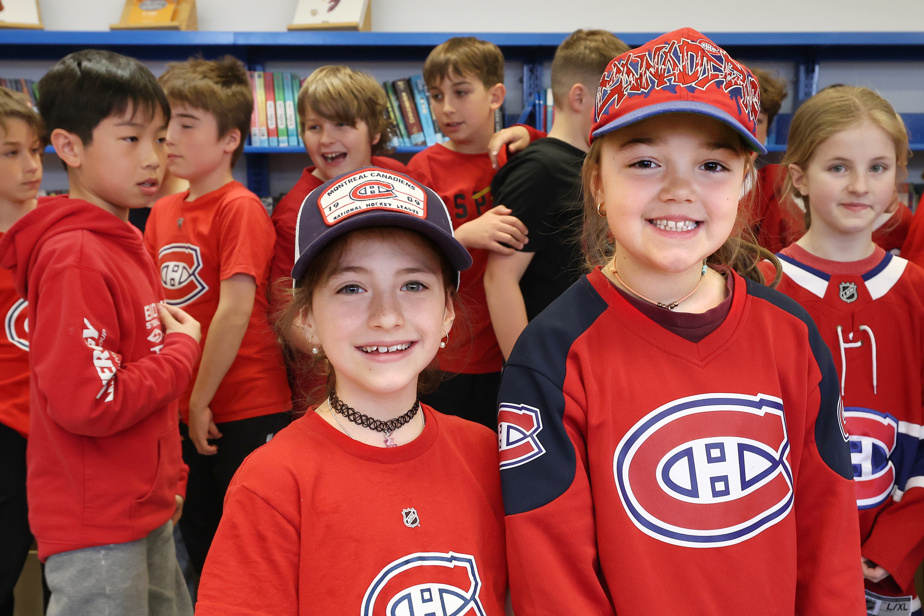 Le Canadien en séries et les écoliers Le hockey ? « On adore ! »