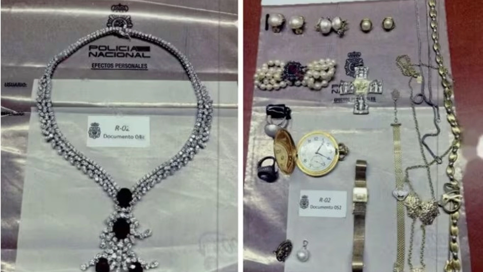 Las joyas halladas en la oficina de Zapatero están valoradas en 1,3 millones de euros