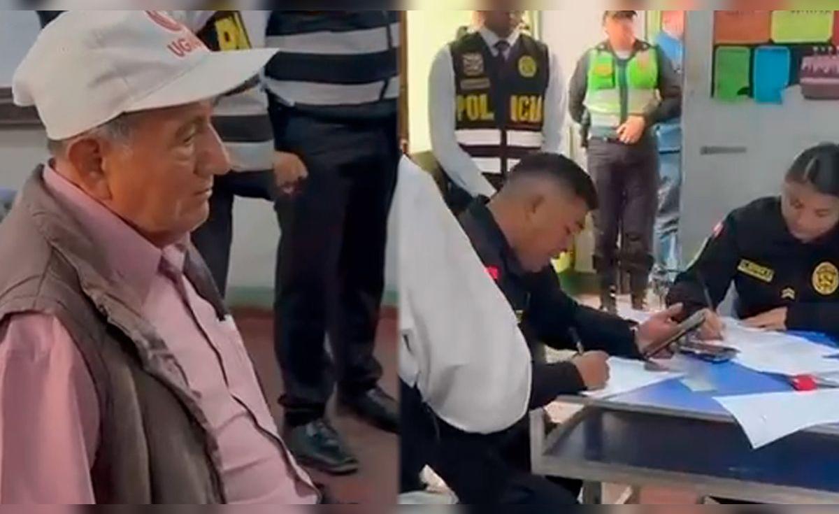 Intervienen a adulto mayor por presunta invalidación de 93 cédulas de votación en colegio de Los Olivos