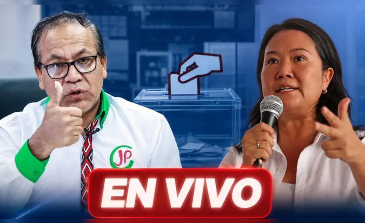 Keiko Fujimori pasa a Roberto Sánchez: candidata de Fuerza Popular toma la delantera en conteo de la ONPE al 98.20%