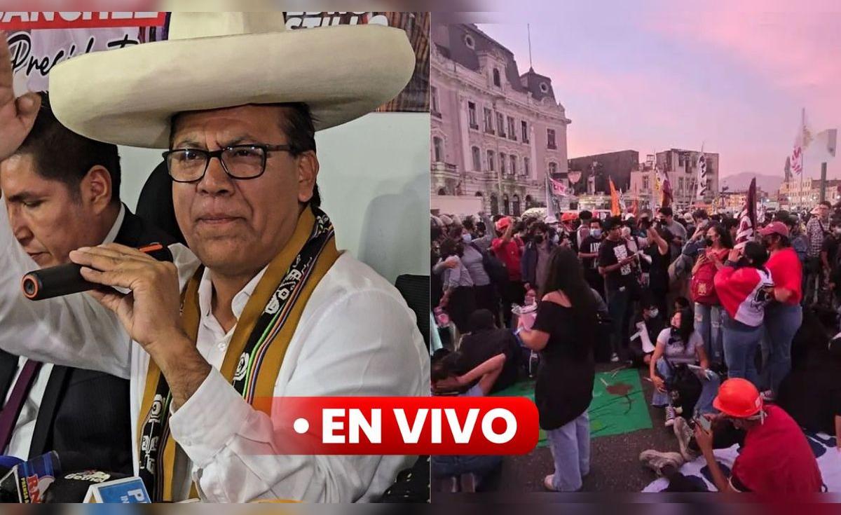 Marchas en Lima: simpatizantes de Juntos por el Perú protestan por resultados de la segunda vuelta