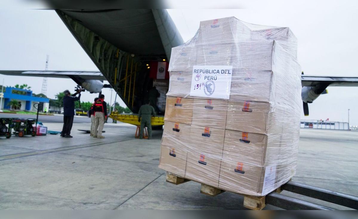 Perú envió el primer avión de ayuda humanitaria a Venezuela
