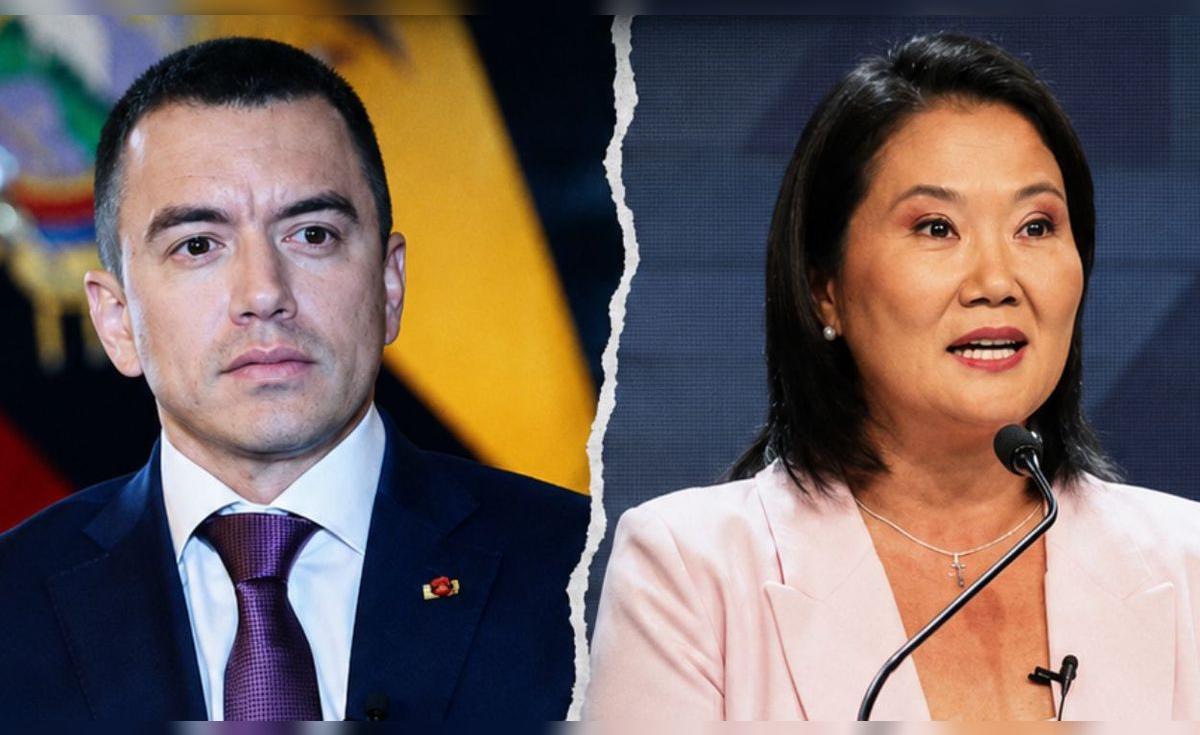 Keiko Fujimori plantea copiar estrategia de seguridad de Daniel Noboa, cuestionado por violaciones de derechos humanos