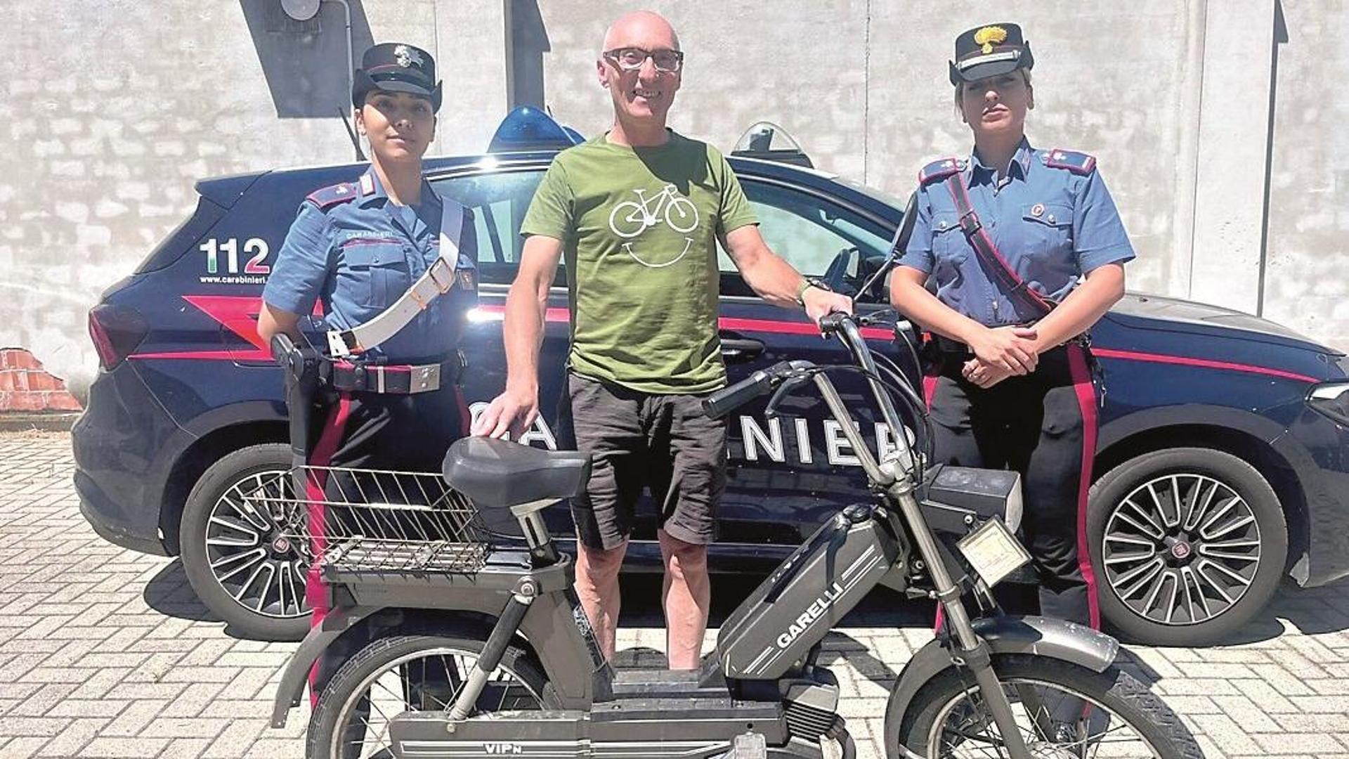 Antonio Smiglio e il suo Garelli ritrovato a quarant’anni dal furto: “Rivivo le emozioni di allora”