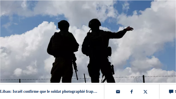Liban: Israël confirme que le soldat photographié frappant une statue de Jésus est israélien