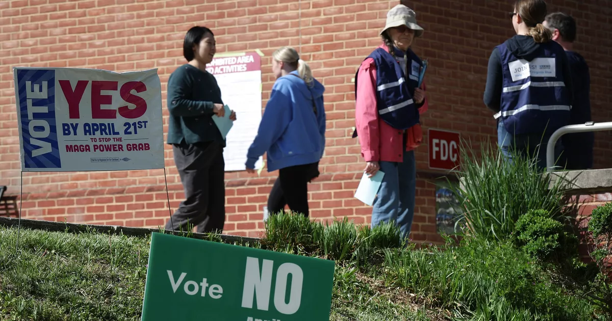 Redécoupage électoral en Virginie : les démocrates gagnent le référendum, revers pour Trump