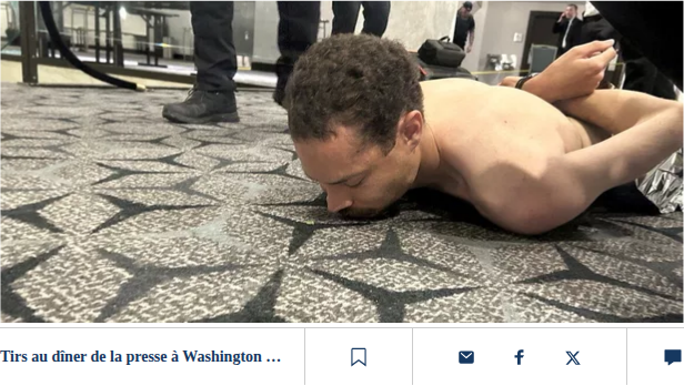 Tirs au dîner de la presse à Washington : une nouvelle vidéo de l'attaque contre Trump dévoilée