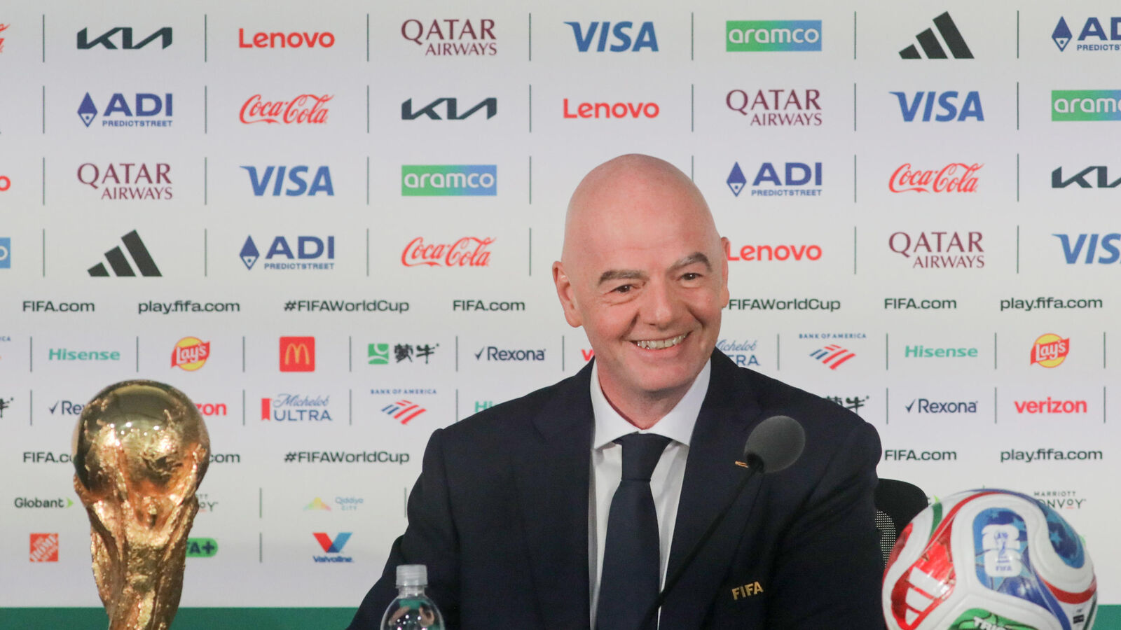 Gianni Infantino asks fans to calm down before the 2026 World Cup