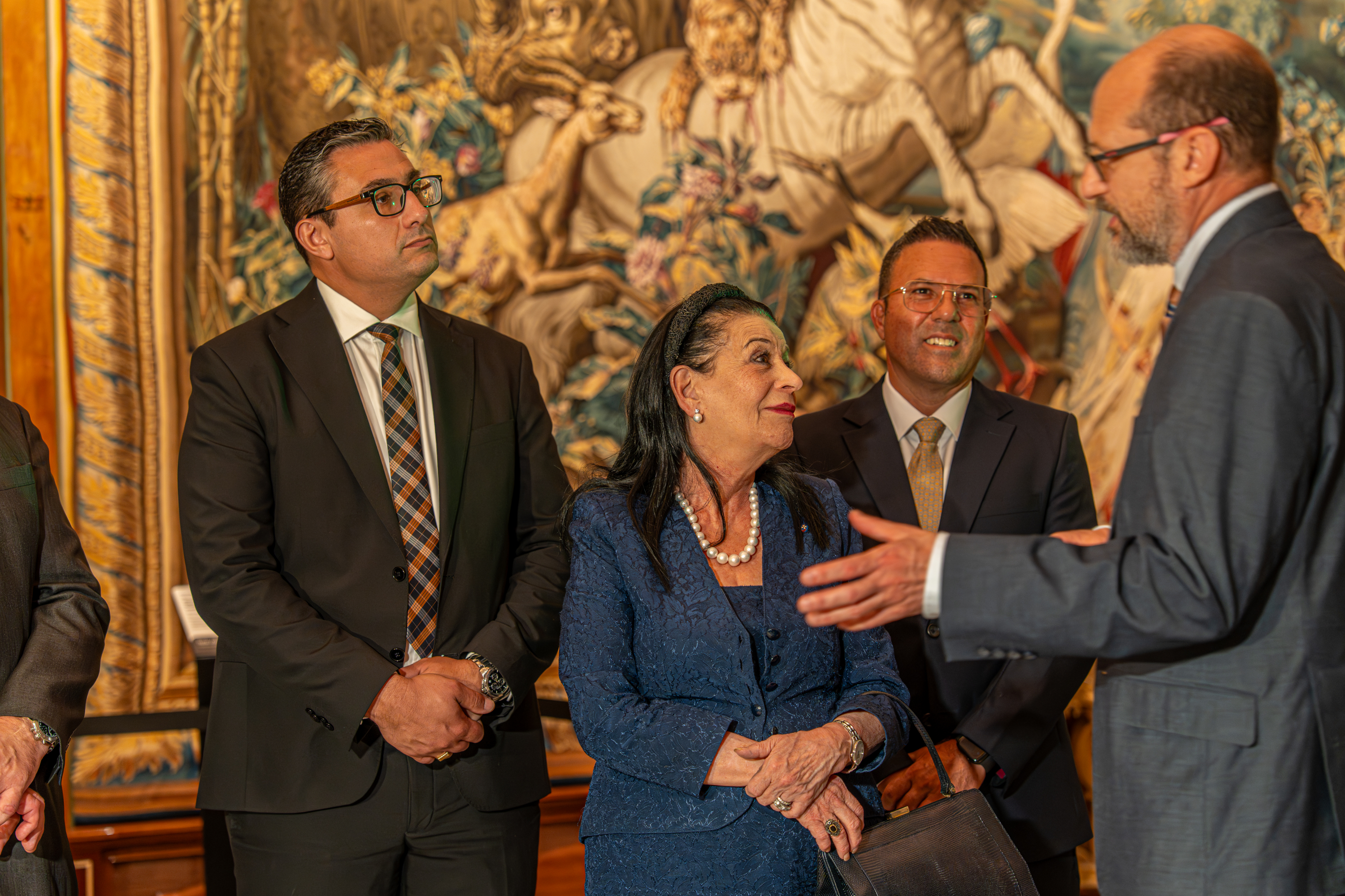 Grand Master's Palace tapestries return home after restoration in Belgium