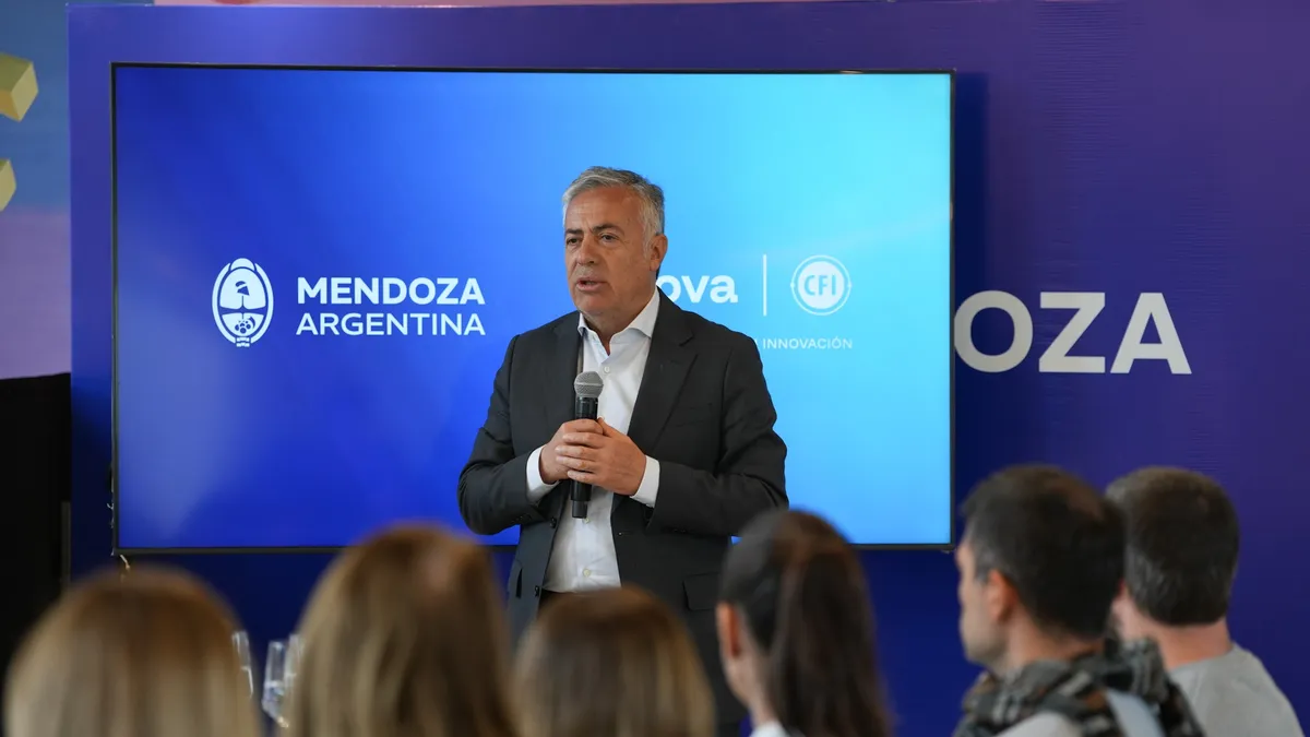 Cornejo presentó una nueva herramienta de financiamiento para empresas de base tecnológica