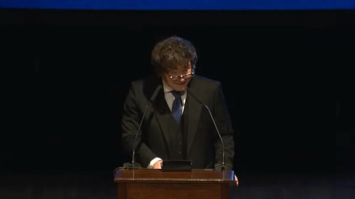 Javier Milei defendió la propiedad privada y la relacionó con "la ley de Dios"