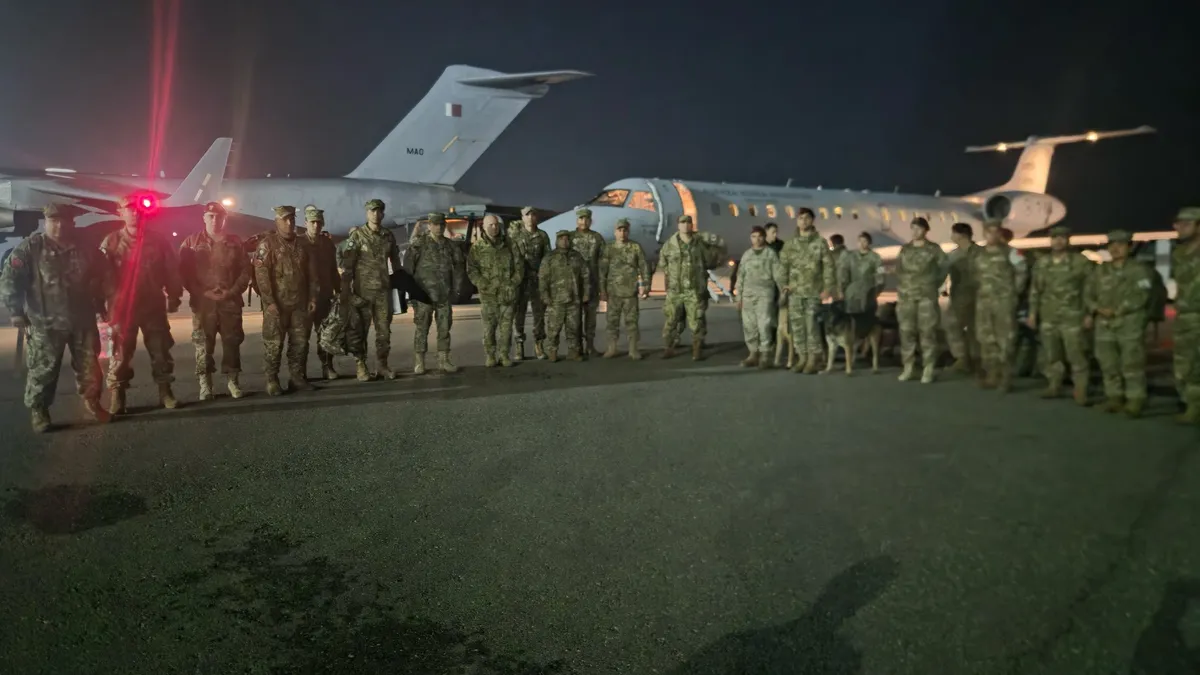 Terremoto en Venezuela: la brigada de ayuda humanitaria argentina ya trabaja en la ciudad de Caraballeda