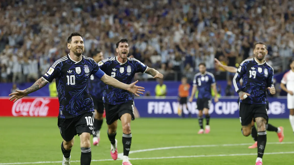 Antes de los 16avos, Messi marcó su sexto gol en el Mundial y la Selección argentina derrotó 3-1 a Jordania