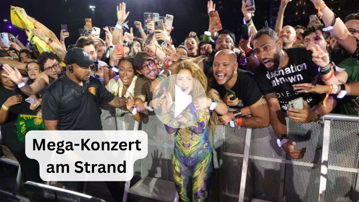 Video: Shakira in Rio – zwei Millionen Fans besuchen Konzert an Copacabana