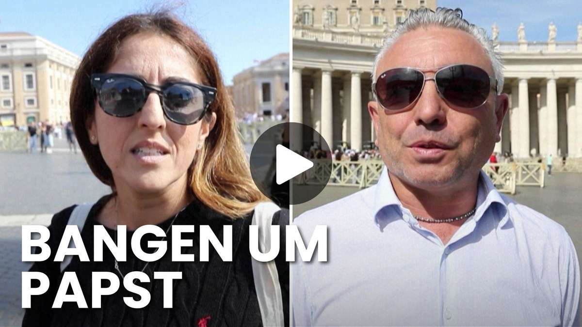 „Als ginge es um ein Familienmitglied“: Katholiken am Petersplatz in tiefer Sorge um Leo XIV.