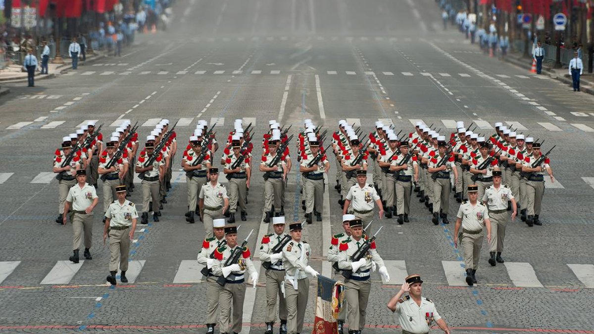 Les légionnaires 1er Régiment étranger de génie vont défiler sur les Champs-Élysées pour le 14 juillet
