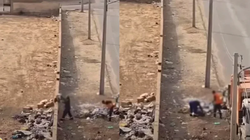 سبيطلة:يرفعان القمامة من الطريق ويلقيان بها داخل بناية..إيقاف العاملين