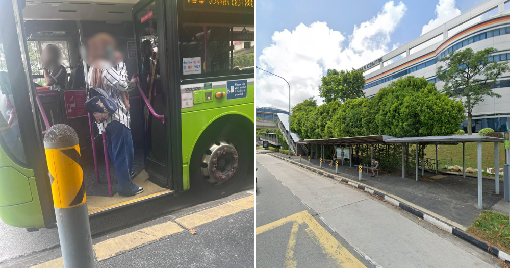 Woman refuses to move from bus doorway & says captain skipped her stop, SBS says CCTV shows stop was made