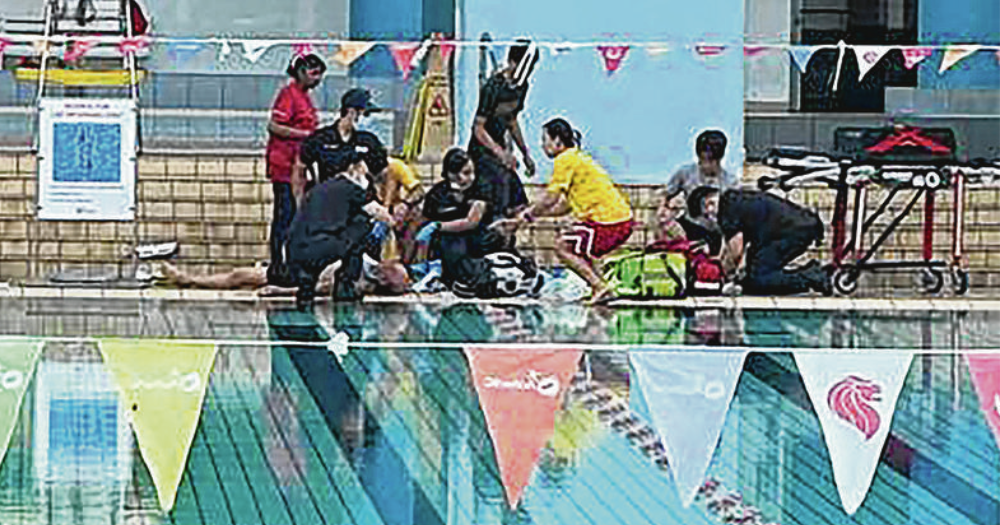 Elderly man, in his 60s, suffered heart attack while at Serangoon swimming pool, conveyed to hospital