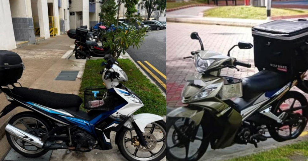 Woman, 32, allegedly steals 2 motorcycles from Woodlands & Jurong West