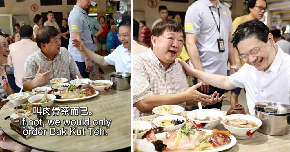 S'pore uncle tells PM Wong he can order extra fish with his BKT meal thanks to CDC vouchers