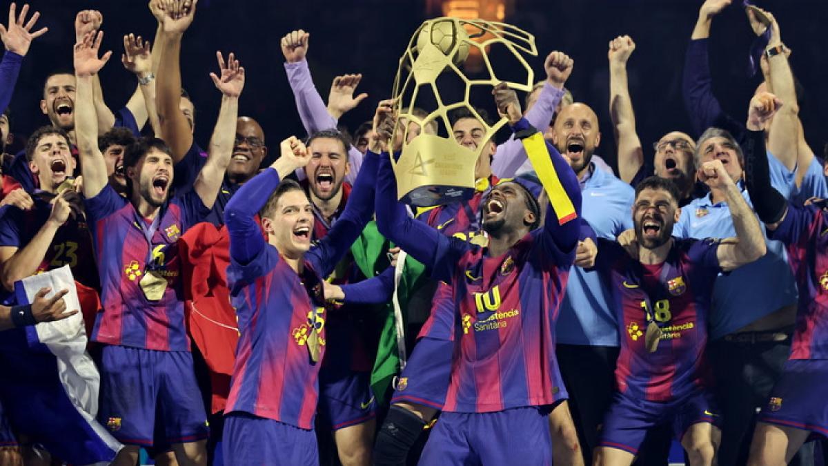 37-34: Ni los árbitros pueden con el Barça, colosal campeón de la Champions