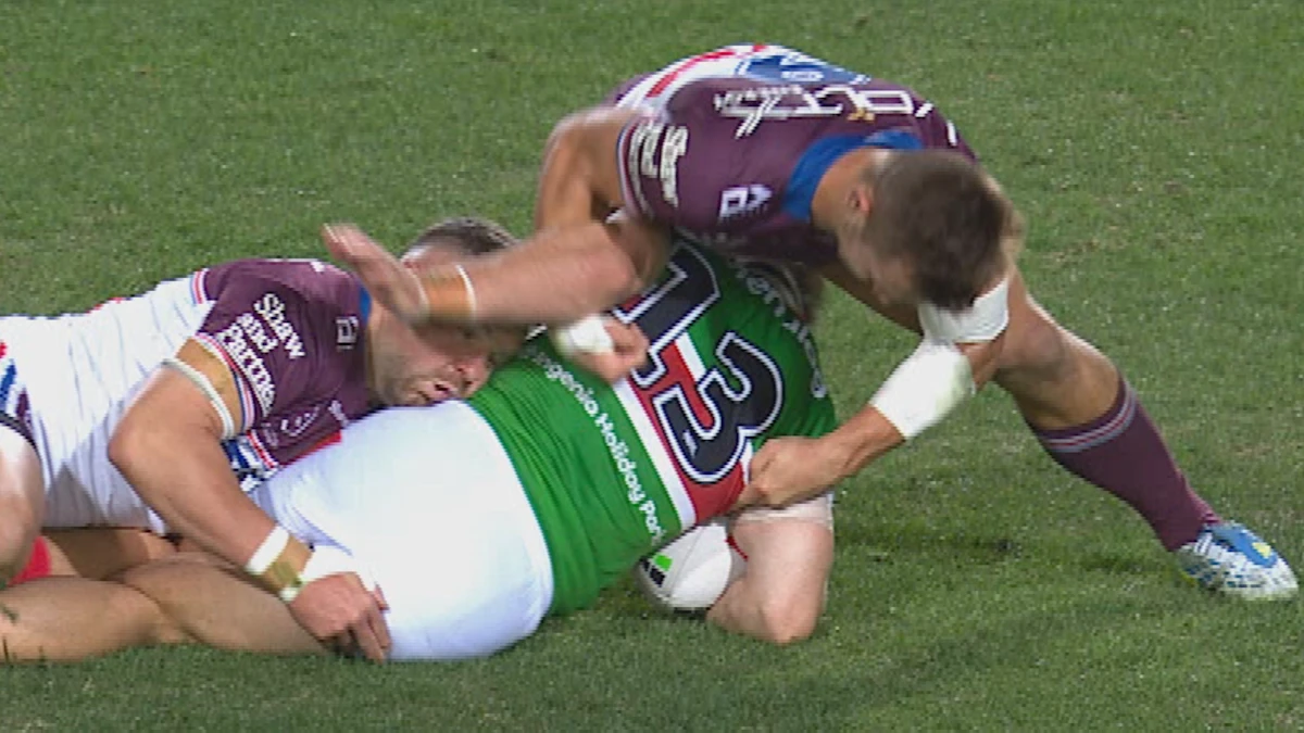 Manly gun binned as teammate ‘in strife’ for chicken wing