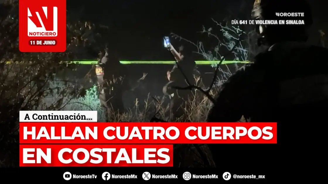#EnVivo | Este jueves en Noticiero Noroeste: Encuentran costales con restos humanos en Culiacán