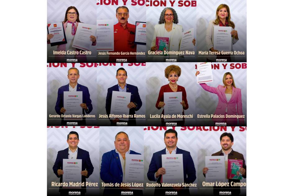Se registran aspirantes para buscar la candidatura de Morena al Gobierno de Sinaloa