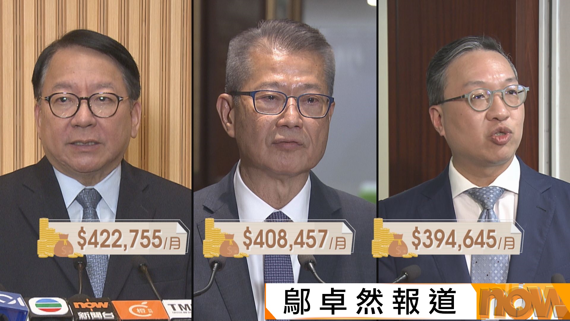 Political Appointees Receive 1.3% Pay Raise; Annual Salary Expenditure Totals Approximately HK$180 Million