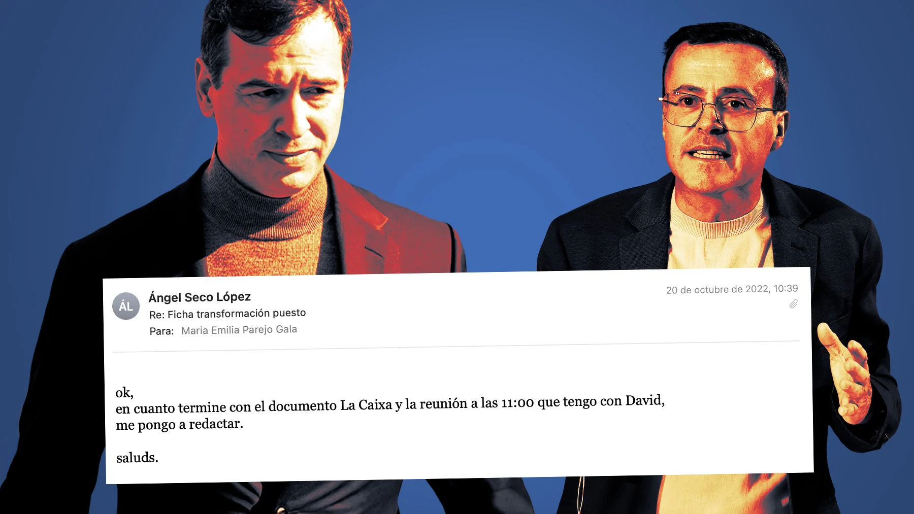 El mail clave de la creación a medida del puesto del hermano de Sánchez: En cuanto me reúna con David, me pongo