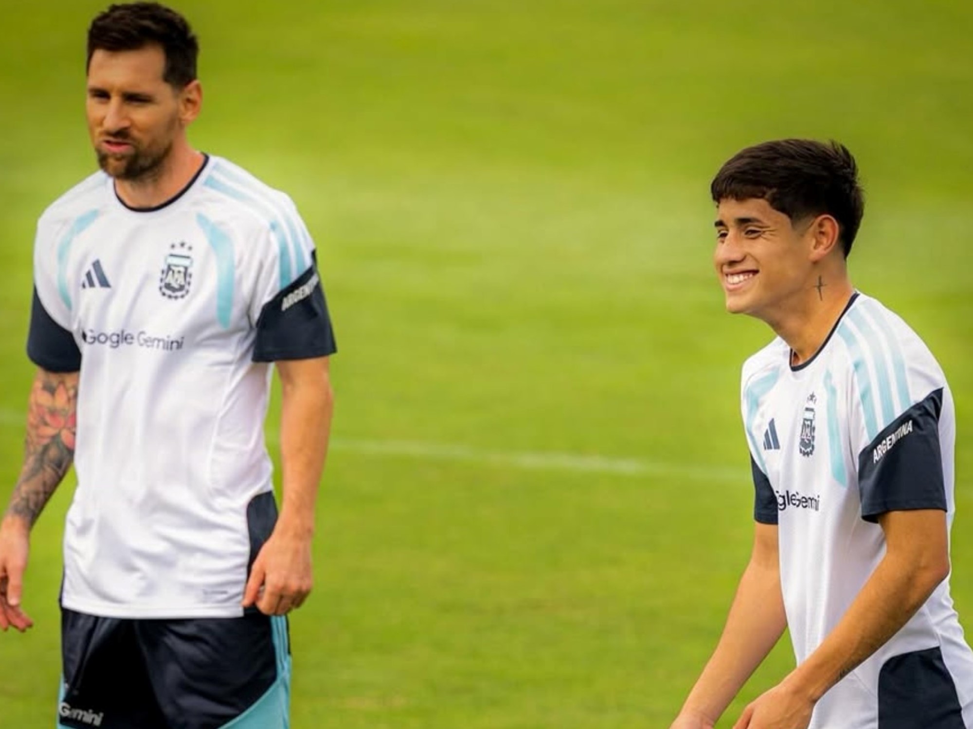 Aranda superó a Maradona y Messi por su debut en la Selección