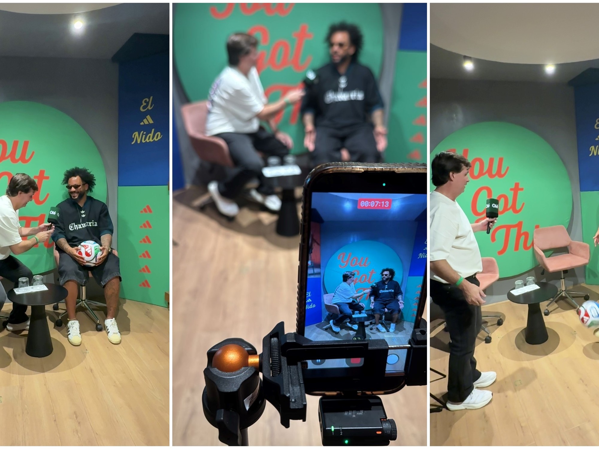Marcelo con Olé: de aún estar “buscándolo” a Messi, las chances de Brasil y una clase de control de pelota