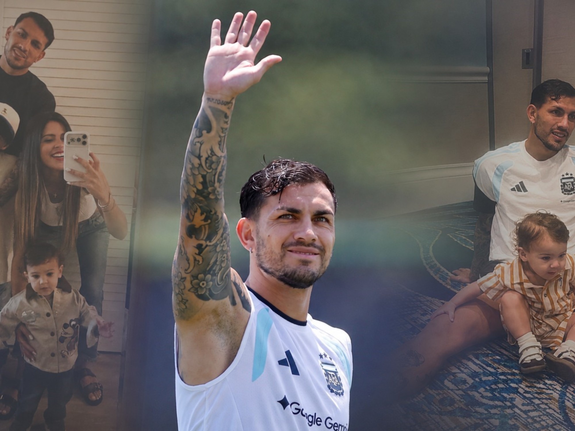 Paredes, de las postales familiares al deseo de debutar en este Mundial