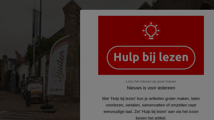 Vrijwilligers willen huis naast hun museum kopen: 'Unieke kans'