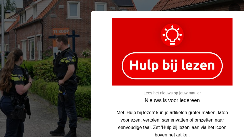 Man gewond na schietpartij in Berkel-Enschot, politie valt huis binnen