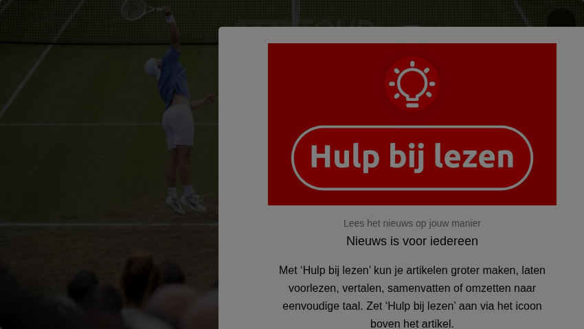 Crème de la crème van het tennis strijkt neer in Rosmalen: 'Relaxte sfeer'