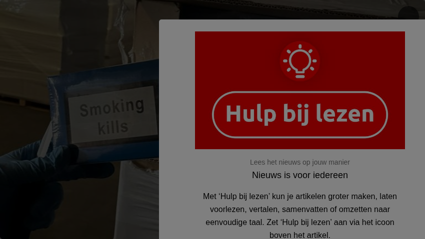 Erdal had 31,5 miljoen sigaretten in loods: 'Ik wist niet wat erin zat'
