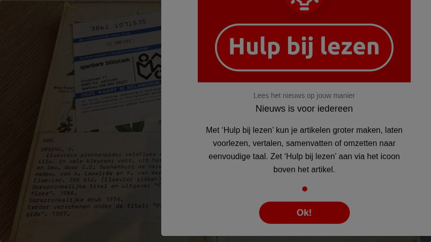 Man brengt boek na 45 jaar terug naar de bieb: 'Was altijd blijven liggen'