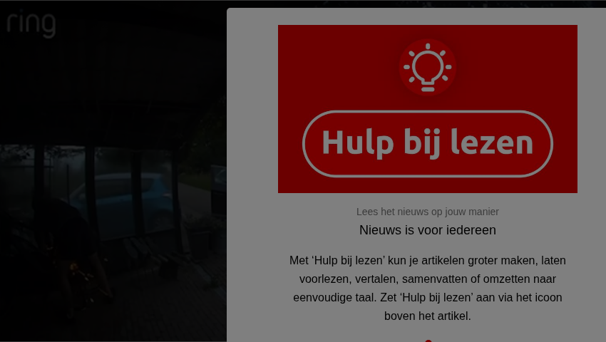 Joep kijkt via deurbel mee naar diefstal van zijn e-bike: 'Ongelooflijk'