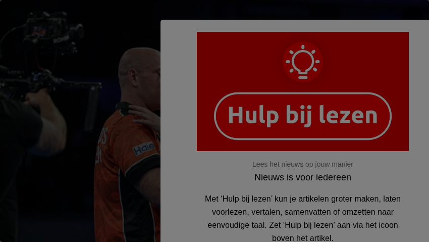 Van Gerwen en Van Veen verliezen finale World Cup of Darts