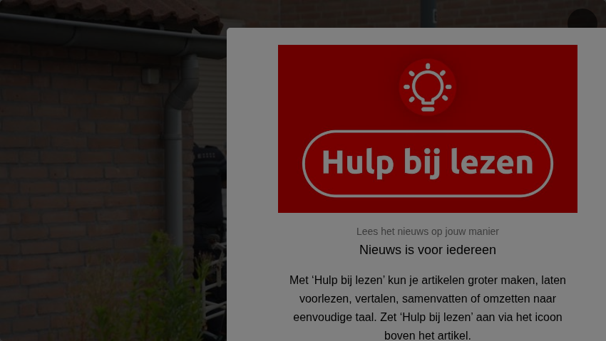 Politie doet groot onderzoek in huis in Sprang-Capelle