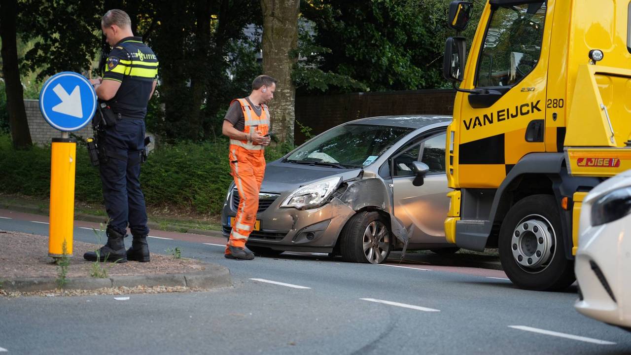 Vrouw wijkt uit voor konijn en botst tegen lantaarnpaal in Oosterhout