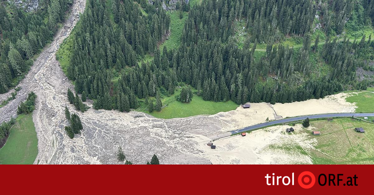 Unwetter: Muren: Hunderte sitzen im Kaunertal fest