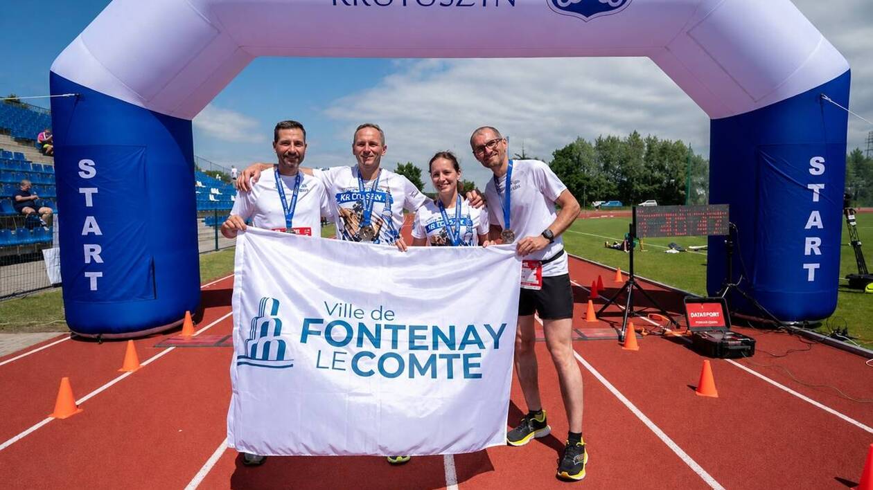 Dans le cadre du jumelage, deux habitants de Fontenay-le-Comte ont participé à une course à Krotoszyn, en Pologne