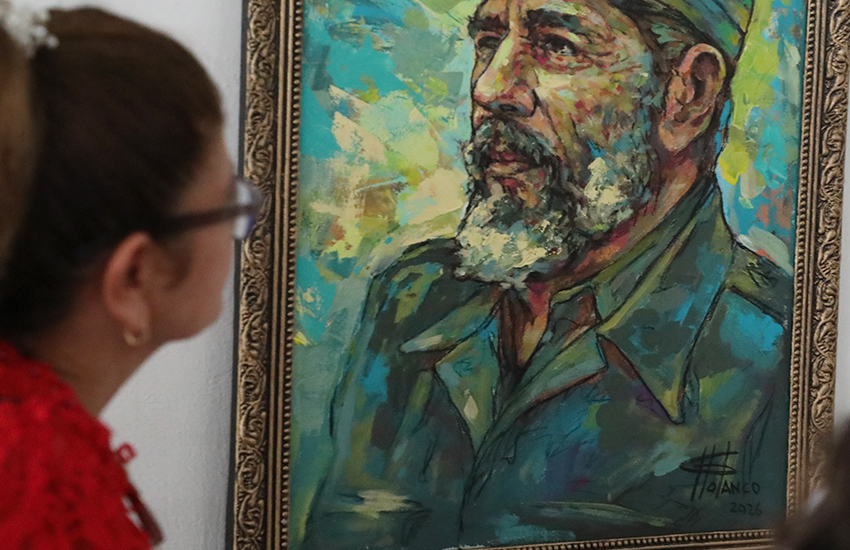 Exposición Arte fiel, inspirada en Fidel (+fotos)