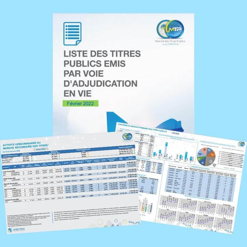 Marché des Titres Publics : Le Sénégal enregistre un encours de 5 060 milliards de F CFA au 31 mai 2026