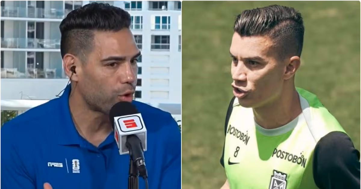 “No tienes que denigrar”, Matheus Uribe lanzó indirecta a ciertos exjugadores con micrófono y puso a Falcao de ejemplo