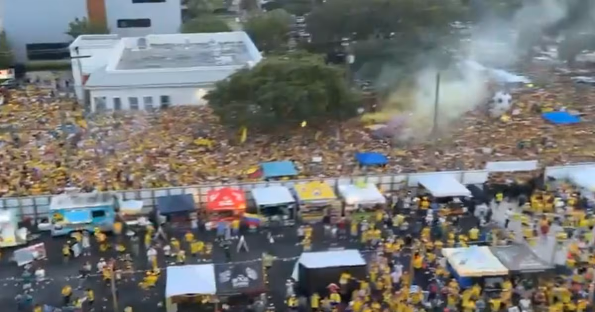 Impresionante banderazo en Miami: miles de hinchas pintaron de amarillo las calles antes del Colombia vs. Portugal